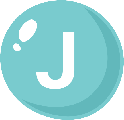 Go-Fish Talk logo with letter J and speech bubble, illustrating therapeutic approaches for youth.